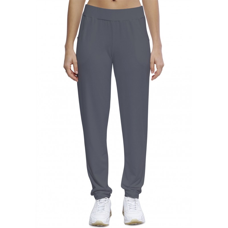 Pantalon coupe fluide taille élastique avec poches en maille modal JOELLE Pantalon coupe fluide taille élastique avec poches en maille modal JOELLE