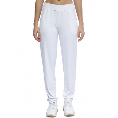 Pantalon coupe fluide taille élastique avec poches en maille modal JOELLE