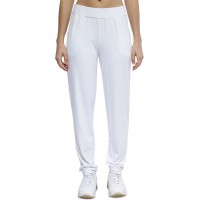Pantalon coupe fluide taille élastique avec poches en maille modal JOELLE