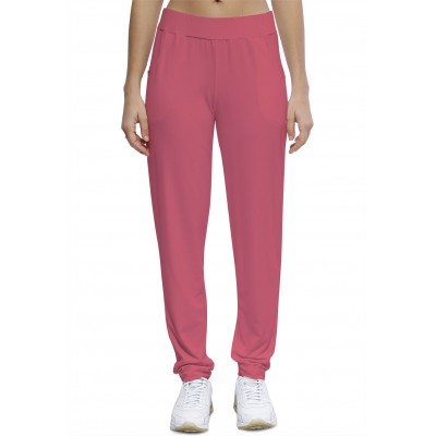 Pantalon coupe fluide taille élastique avec poches en maille modal JOELLE