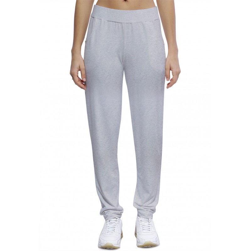 Pantalon coupe fluide taille élastique avec poches en maille modal JOELLE Pantalon coupe fluide taille élastique avec poches en maille modal JOELLE
