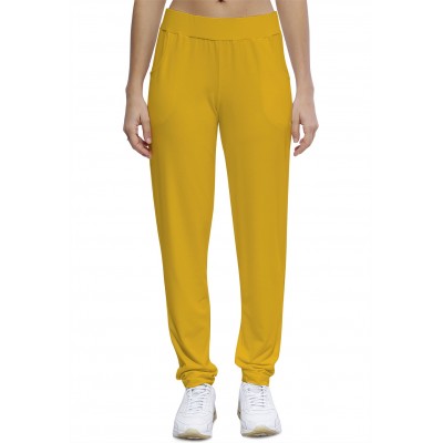 Pantalon coupe fluide taille élastique avec poches en maille modal JOELLE