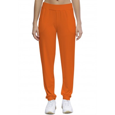 Pantalon coupe fluide taille élastique avec poches en maille modal JOELLE