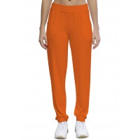 Pantalon coupe fluide taille élastique avec poches en maille modal JOELLE