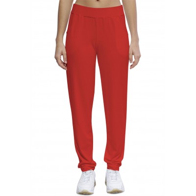 Pantalon coupe fluide taille élastique avec poches en maille modal JOELLE
