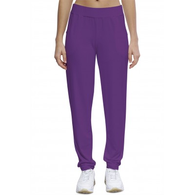 Pantalon coupe fluide taille élastique avec poches en maille modal JOELLE