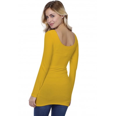T-shirt long col danseuse manches longues en modal ROXANE10