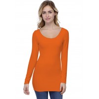 T-shirt long col danseuse manches longues en modal ROXANE10