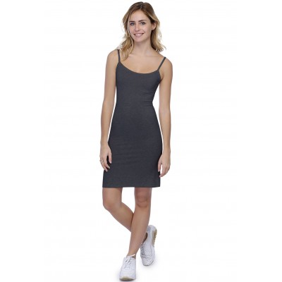 Robe fines bretelles en modal ALISON03