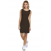 Robe col bateau sans manche en modal GUIMAUVE01