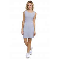 Robe col bateau sans manche en modal GUIMAUVE01