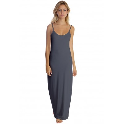 Robe longue fines bretelles en modal GIGI