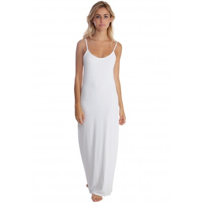 Robe longue fines bretelles en modal GIGI