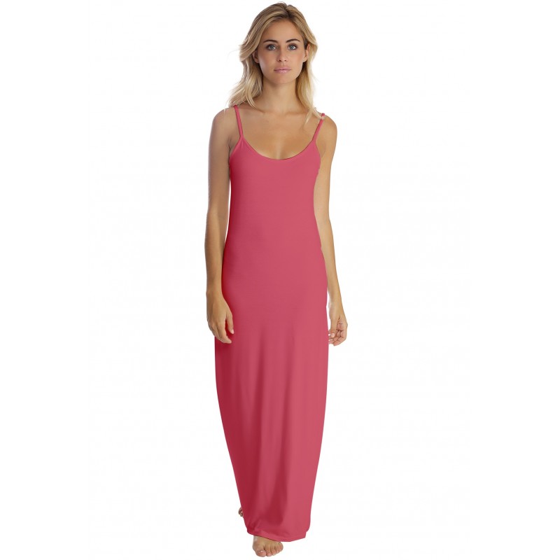 Robe longue fines bretelles en modal GIGI Robe longue fines bretelles en modal GIGI