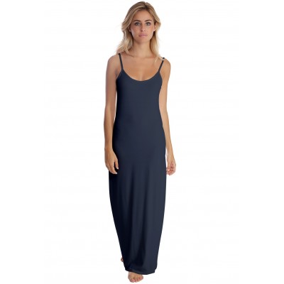 Robe longue fines bretelles en modal GIGI