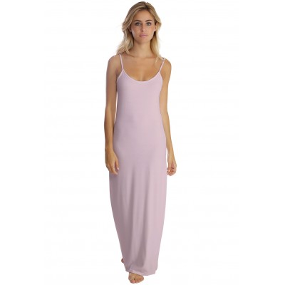 Robe longue fines bretelles en modal GIGI