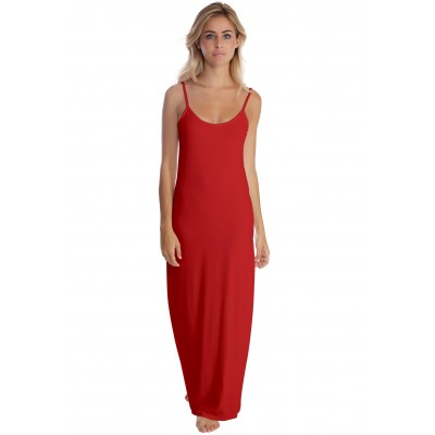 Robe longue fines bretelles en modal GIGI