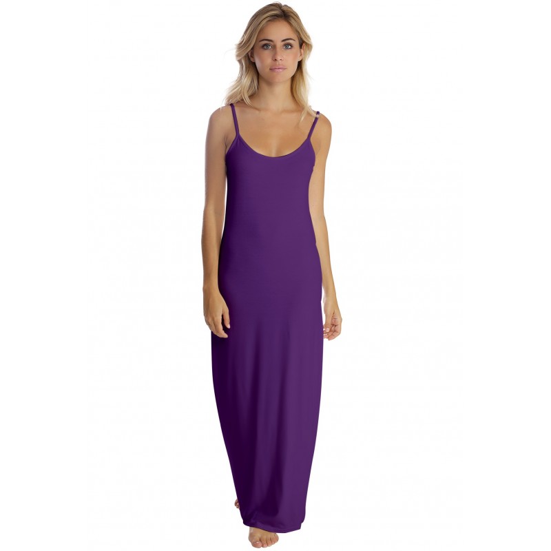 Robe longue fines bretelles en modal GIGI Robe longue fines bretelles en modal GIGI