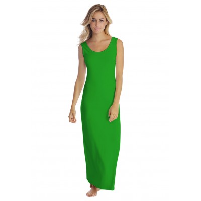 Robe longue col danseuse sans manches en modal GILDA