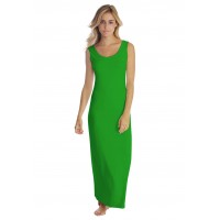 Robe longue col danseuse sans manches en modal GILDA