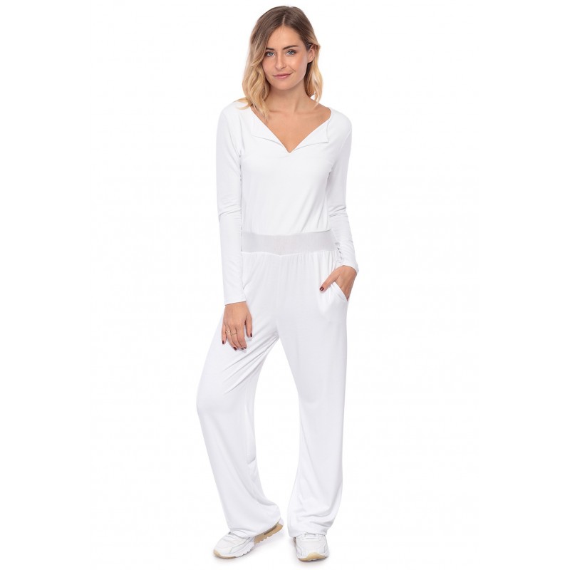 Combinaison pantalon, col V à revers MOLLY Combinaison pantalon, col V à revers MOLLY