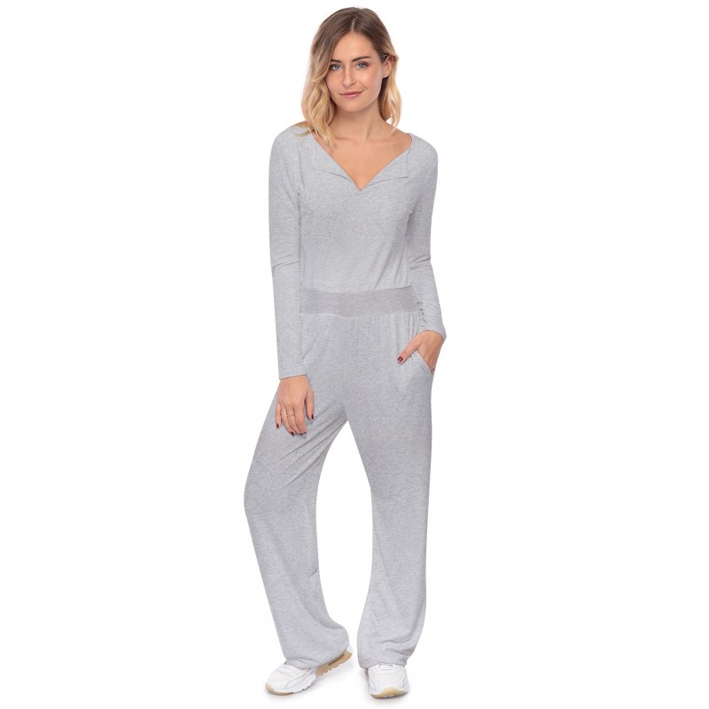 Combinaison pantalon, col V à revers MOLLY Combinaison pantalon, col V à revers MOLLY