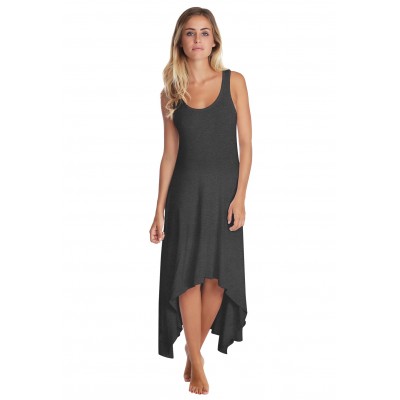 Robe déstructurée sans manches en modal ANEMONE