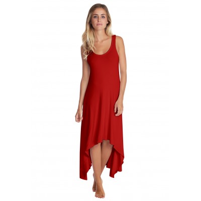 Robe déstructurée sans manches en modal ANEMONE