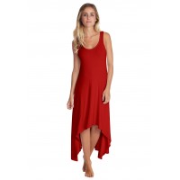 Robe déstructurée sans manches en modal ANEMONE