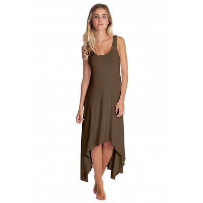Robe déstructurée sans manches en modal ANEMONE
