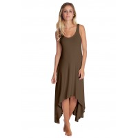 Robe déstructurée sans manches en modal ANEMONE