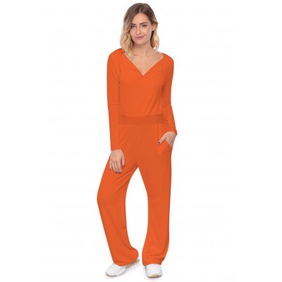 Combinaison pantalon, col V à revers MOLLY