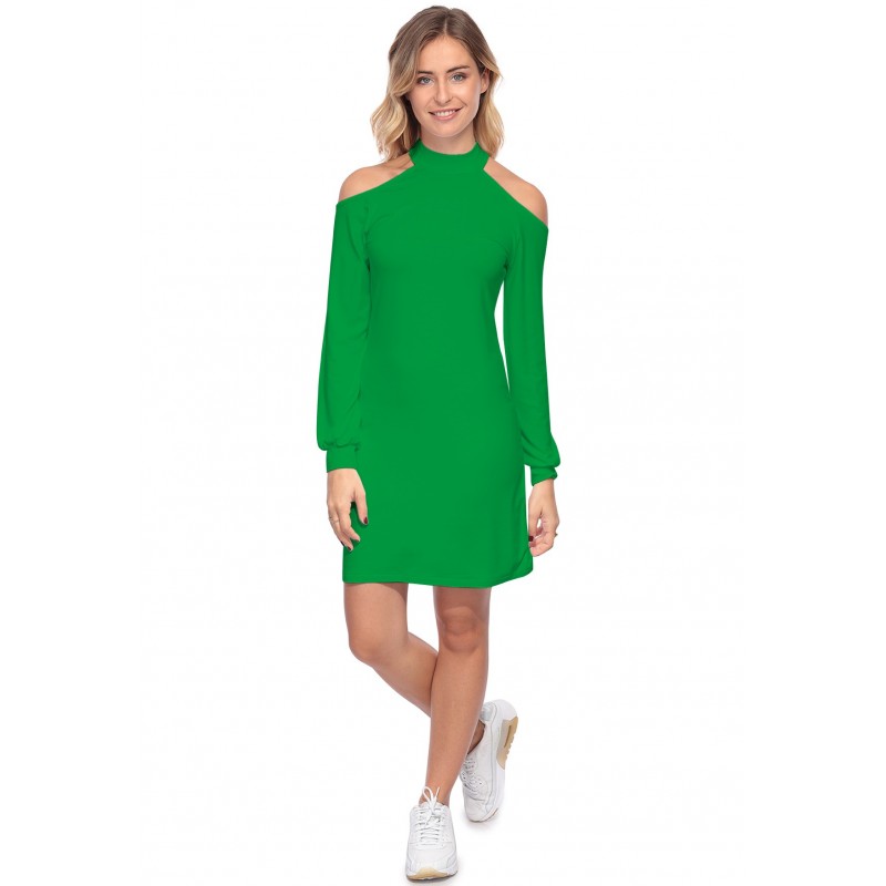 Robe midi manches longues épaules nues GYPSO Robe midi manches longues épaules nues GYPSO