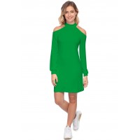 Robe midi manches longues épaules nues GYPSO