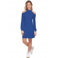 Robe midi manches longues épaules nues GYPSO