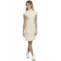 Robe col roulé manches courtes capes en modal CINDY17