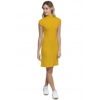 Robe col roulé manches courtes capes en modal CINDY17