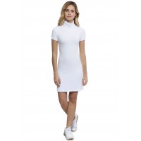 Robe col roulé manches courtes en modal CINDY18