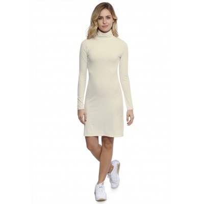 Robe col roulé manches longues en modal CINDY20