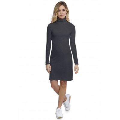 Robe col roulé manches longues en modal CINDY20