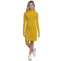 Robe col roulé manches longues en modal CINDY20