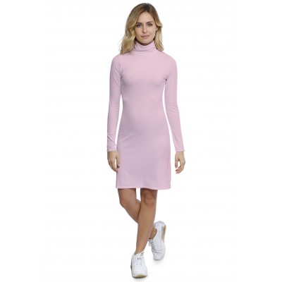 Robe col roulé manches longues en modal CINDY20