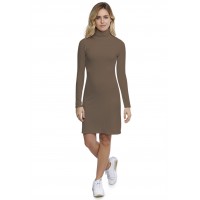 Robe col roulé manches longues en modal CINDY20