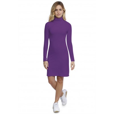 Robe col roulé manches longues en modal CINDY20