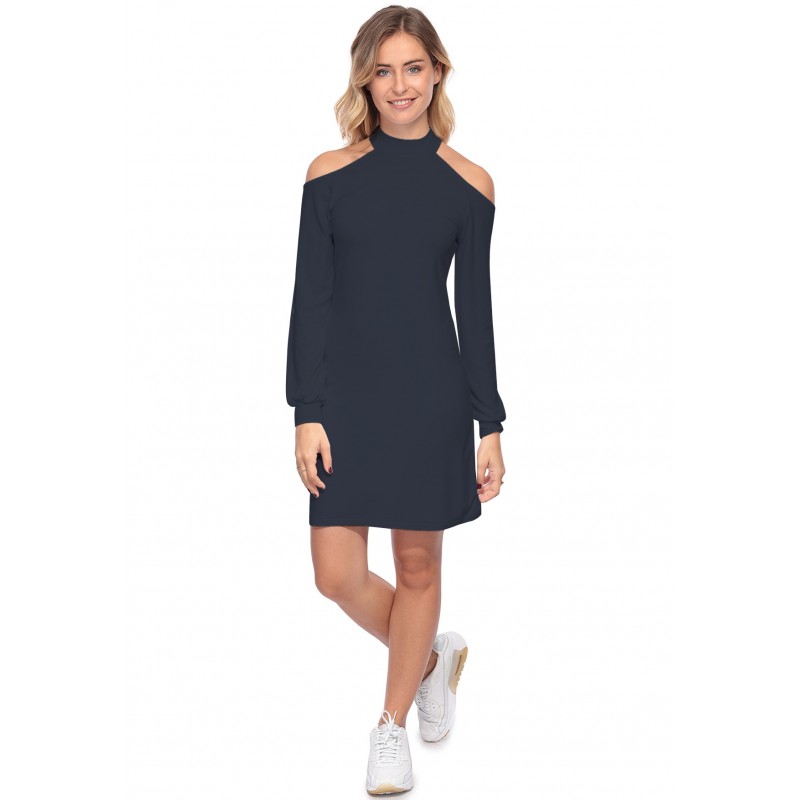 Robe midi manches longues épaules nues GYPSO Robe midi manches longues épaules nues GYPSO
