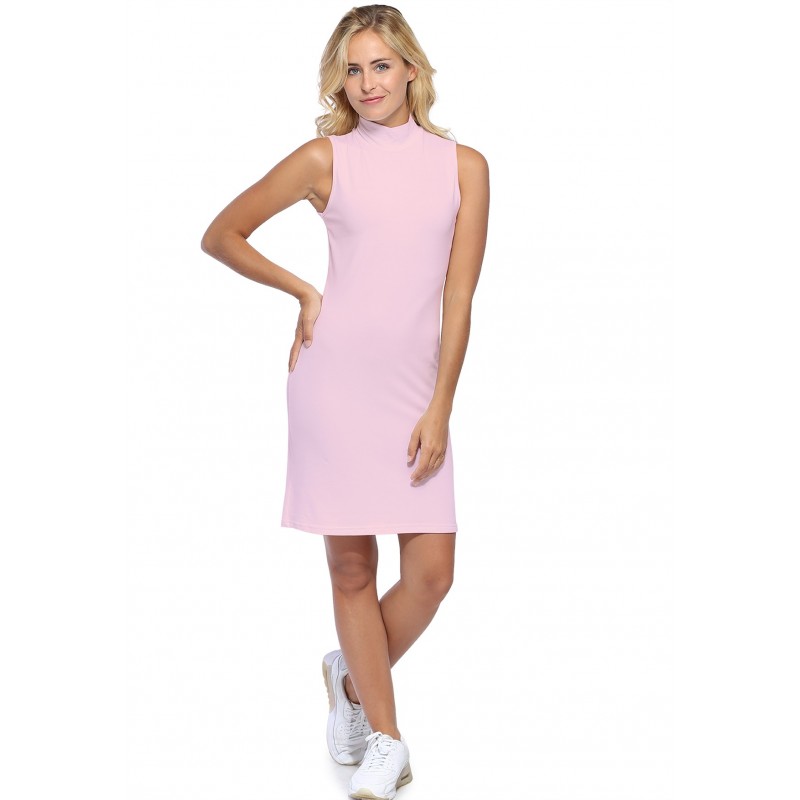 Robe débardeur col montant en modal PENNY16 Robe débardeur col montant en modal PENNY16