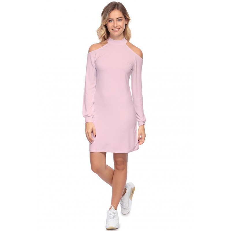 Robe midi manches longues épaules nues GYPSO Robe midi manches longues épaules nues GYPSO