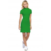Robe col montant manches courtes en modal PENNY18