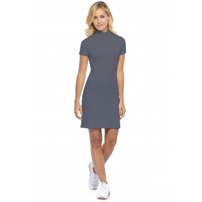 Robe col montant manches courtes en modal PENNY18
