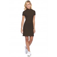 Robe col montant manches courtes en modal PENNY18